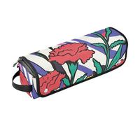famyily Sac de voyage pour outils de cheveux avec tapis résistant à la chaleur, étui de voyage imperméable pour fer à friser, fer à friser, sèche-cheveux, œillet pop art