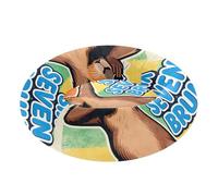 famyily Six Seven Bruh Capybaras Panier rétro en forme de beignet pour chien de petite taille Taille S