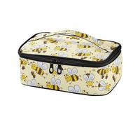 famyily Vector Pattern Bee Happy Good Luck Lunchbox pour fille Isotherme Fourre-tout Filles Boîte à lunch Doublure souple Sacs à lunch étanches