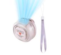 Fan - 3 Speeds, 1000mAh, USB Rechargeable, 360° Rotation, Wearable,