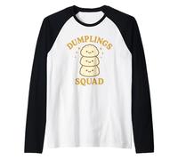 Fan amusant de Dumplings de Dumpling Squad Manche Raglan