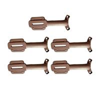 Fan Arm Replacement - Aluminum Alloy 5-Piece Bracket Kit, Lightweight Ceiling Mount Parts, Accessory | Home Indoor Outdoor Living Room Bedroom Garage Maintenance, Perfect for Fan Repair