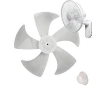Fan Blade Replacement - 12 Inch 300mm Universal 5 Blade | With Nut Cap For Table Floor Wall Fans | High Efficiency Quiet Accessory