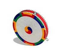 Fan Cheering Flat Drum, Un Tambour Coréen, Est Un Instrument De Percussion Utilisé Pour Encourager, Prier Et Célébrer,30CM