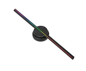 Fan d’hologramme 3D, 16 "3D LED Hologram Fan Publicité Machine Multi-fonction Télécommande Démarrage Cérémonie Led Animation En Quelques Secondes pour les magasins professionnels, les magasins, les va