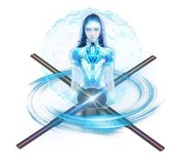 Fan d’hologramme 3D 65cm Ventilateur Holographique 768 LED Enseigne Néon HD 2000*1536 Résolution Oeil Nu 3D Projecteur HD Nouvelle Lumière Publicitaire pour les enseignes de magasin d'affaires, bar, c