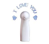 Fan d’Hologramme 3D Halloween et Journée de Noël Creative Petits Cadeaux Lumineux Rechargeable LED Ventilateur de Projection 3D Expérience visuelle immersive(Use Battery)