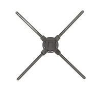 Fan d’Hologramme 3D Machine De Publicité Holographique 3D 2000x720 720 LED 4 Feuilles Et Ventilateur Holographique 3D Réglable pour Les enseignes de Magasin d'affaires, Bar, Casino, fête