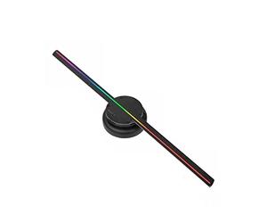 Fan d’Hologramme 3D, T40 Normal 3D projecteur holographique Ventilateur écran 224LED télécommande publicité Machine Logo lumière PC contrôle Affichage projecteur pour Les magasins Professionnels, Les