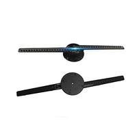 Fan d’Hologramme 3D Téléphone WiFi 3D Hologram Projecteur Publicité LED Ventilateur holographique Naked Eye Ventilateur 3D Publicité Logo Lumière Lumière Expérience visuelle immersive