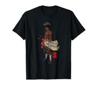 Fan d'anime Samurai Afro Black Yasuke Sengoku Warrior Ronin T-Shirt