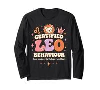 Fan d'astrologie Impertinent certifié Lion Behaviour Zodiac Manche Longue