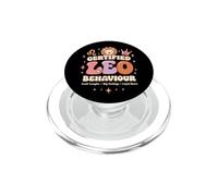Fan d'astrologie Impertinent certifié Lion Behaviour Zodiac PopSockets PopGrip pour MagSafe
