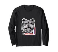 Fan de bouledog, Design Elke, cœur Manche Longue
