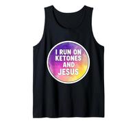Fan de cétogène chrétien I Rung on Ketone et Jésus-Christ pour Femme Débardeur