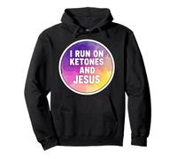 Fan de cétogène chrétien I Rung on Ketone et Jésus-Christ pour Femme Sweat à Capuche