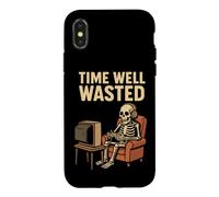 Fan de Console de Jeu vidéo rétro drôle Squelette Humour Coque pour iPhone X/XS