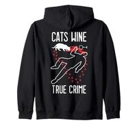 Fan de crime amusant pour les amoureux des chats Sweat à Capuche