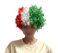 Fan de football vibrant pour perruque pour la saison 2026 soutenant l'unité et l'énergie dans les environnements de match en direct (Serbie)