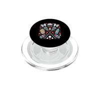Fan de Joueur de Crosse - Design Sportif PopSockets PopGrip pour MagSafe