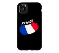 Fan De La France Drapeau Français en Coups De Pinceau Coque pour iPhone 11 Pro Max