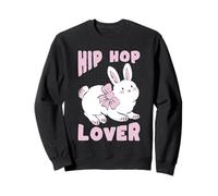 Fan de Musique Lapin Mignon pour Amoureux du Hip-hop Sweatshirt