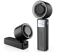 Fan de Poche CSLMAS, Ventilateur Portable Puissant [20 Heures de Refroidissement Max], Turbo Mini Fans, 105 ° Fans Rechargeables personnels, 1-199 Speed, Pliable, Affichage LED, Cadeaux pour Femmes