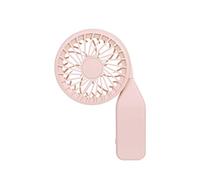 Fan de Poche, Ventilateur USB, Ventilateur à Main, créateur de Ventilateur Paresseux Peut être enroulé Autour d'un Petit étudiant Portable Rechargeable Portable Mini Handheld/Pink, Mini
