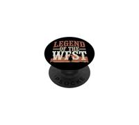Fan de Vieux Films Occidentaux, Culture Cowboy Classique et Far West PopSockets PopGrip Adhésif