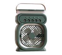 Fan de Water Mist, ventilateur portable | Bureau pour le personnel le plus frais d'air - Réglable 3 vitesses de 450 ml Appareil de refroidissement du réservoir d'eau avec poignée pour dorm