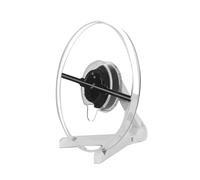 Fan d'hologramme 3D, Projecteur holographique 3D avec Ventilateur de Bureau, télécommande WiFi, Logo LED, Lecteur lumière, 32 cm