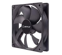 Fan d'ordinateur Unykach 120 mm, 51800, PC de Base de Base, 2000 TR/Min, 4 épingles, 7 Lames, silencieuse