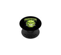 Fan du Film d'horreur d'halloween Frankenstein Monster Face PopSockets PopGrip Adhésif