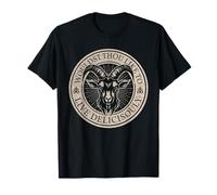 Fan du Film d'horreur Live Deliciously Leviathan Cross Goat Black T-Shirt