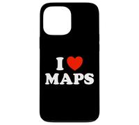 Fan du Livre géographique « I Love Maps Funny Atlas » avec Globe Navigate Coque pour iPhone 13 Pro Max