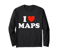 Fan du Livre géographique « I Love Maps Funny Atlas » avec Globe Navigate Manche Longue