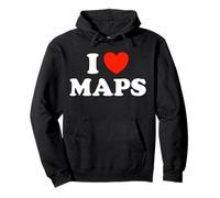 Fan du Livre géographique « I Love Maps Funny Atlas » avec Globe Navigate Sweat à Capuche