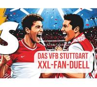 Fan-Duell: VfB Stuttgart: Das ultimative Wissensduell für zwei echte VfB-Fans. 30 Runden, 12 Kategorien, 1 Sieger