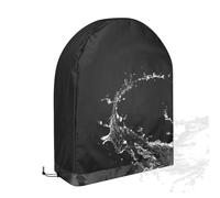 Fan Dust Cover, Circular Appliance Shield, 25.2x28.74x8.27 Inches 600D Oxford Waterproof Barrier, Protective Solution for Dormitory Apartment Moving Indoor Outdoor Spaces and Safety Maintenance