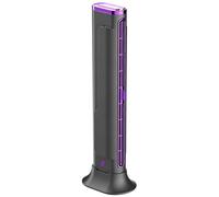 Fan For Bedroom - ABS PC 37x10.8x6.8cm | USB Rechargeable Bladeless Small Tower Device | Quiet Portable Mini Refroidisseur d'air évaporatif pour Bureau Bureau Maison Camping Outdoor Indoor Travel RV