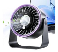 Fan For Bedroom, Rechargeable Quiet Portable Desktop Cooler, Silent