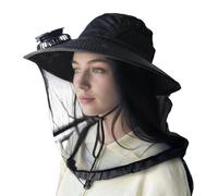 Fan Hat - Fan Hats For Men | Wide Brim Sun Protection | Summer Personal Sun Hat With Fans | Summer Rechargeable Portable With Netting For Unisex Outdoor Fishing Hunting Camping Cycling Work Beach Pool