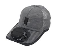Fan Hat, Solar Cap, Sun Powered Cooling Baseball Hat with Three Speed Adjustment, Lightweight Wearable Summer Gear for Men Dad Gardening Outdoor Sports Construction Travel Activities