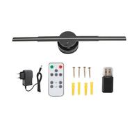 Fan Hologram Gearwell, Ventilateur d'affichage 3D, Ventilateur Hologramme 3D 16,5 Pouces 384 Perles légères 1024x1024p Résolution WiFi Application 3D Machine publicitaire pour Les