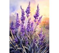 Fan House Peinture par Numero Adulte Enfants, Kit Peinture Adulte Comprend des Peintures Acryliques et des 3 Pinceaux - Sans Cadre 40x50cm