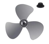 Fan Leaf Replacement, 16-Inch Blower Bladez, Bedroom Cooling Part with Nut Cover, Sturdy Air Circulation Accessory, for Dorm, Living Room, Garage, Basement, Patio, Classroom Use