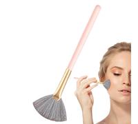 Fan Makeup Brush - Highlighter Makeup Brush, Sculpt Blush Tool | Meilleur pinceau surligneur pour débutants, application de maquillage précis, brosses de contour de brosse pour sculpter les joues, 1