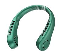 Fan Neck Ventilateur personnel mains libres Ventilateur de cou sans lame 600 mAh | Ventilateur sans lame suspendu 3 vitesses, ventilateur de cou électrique rechargeable pour bureau domestique
