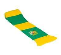 fan originals - Écharpe à rayures - couleurs de Newton Heath/jaune/vert - blason vert/jaune