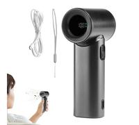 Fan personnel | 4,72 pouces 3000mAh ventilateur portable personnel | Sangle réglable ABS en 5 étapes | Léger calme facile à transporter de longue date, parfait pour les femmes à l'extérieur dans les v